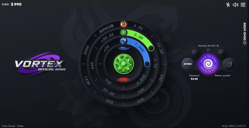 vortex win